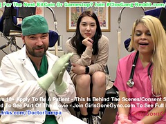 CLOV Mina Moon Gyno Examination by Doctor Tampa and Destiny Cruz