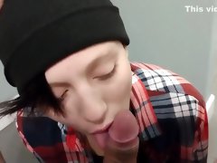 Sneaky Throat Action From This Cock Sucker
