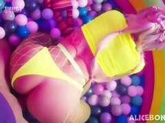 Alice Bong In Candy Girl Sucks Lollipop