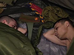 SCOUTBOYS - Boy scouts Austin Young and Oliver James rough fucked by hung DILF
