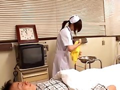 Pretty Nurse Knows How To Milk My Cock With Her Big Tits