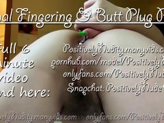 Anal Fingering & Butt Plug Play (Free Preview)