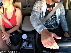 I seduced my Uber driver and sucked his cock hidden cam