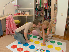 Game of Twister Ends with Blonde Stunner Getting Fucked
