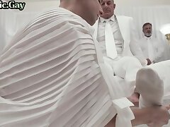Masonic DILF fucks religious stud in front gaydaddy voyeur