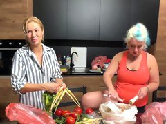 Backstage video with hot ass lesbian pornstar Cherry Kiss. HD