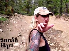 Savannah Hart - Pov Public Mountain Fucking And Cock Sucking In 4k