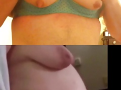 BBW Wife Clair - Hubby and Wife Tit Compilation